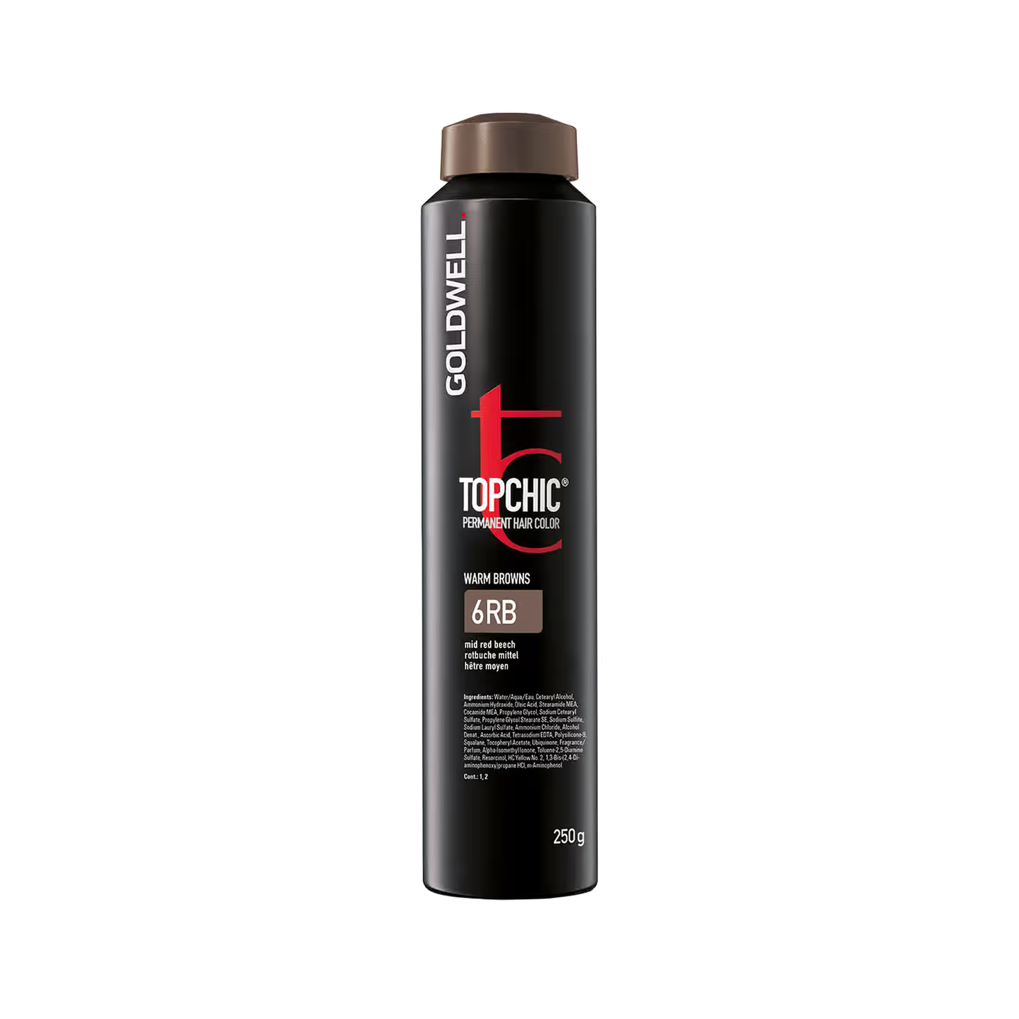Goldwell Topchic Warm Browns Rotbuche Mittel 6RB, 250 ml - Goldwell Profi-Produkt