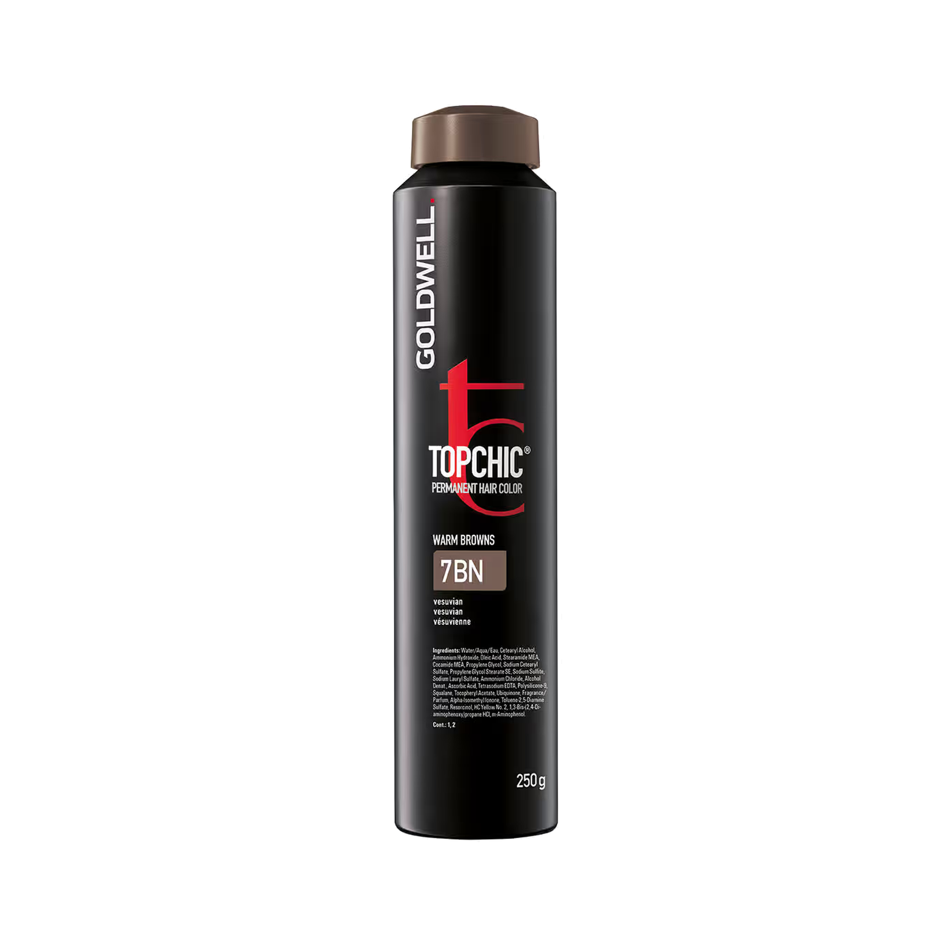 Goldwell Topchic Warm Browns Vesuvian 7BN, 250 ml - Goldwell Profi-Produkt