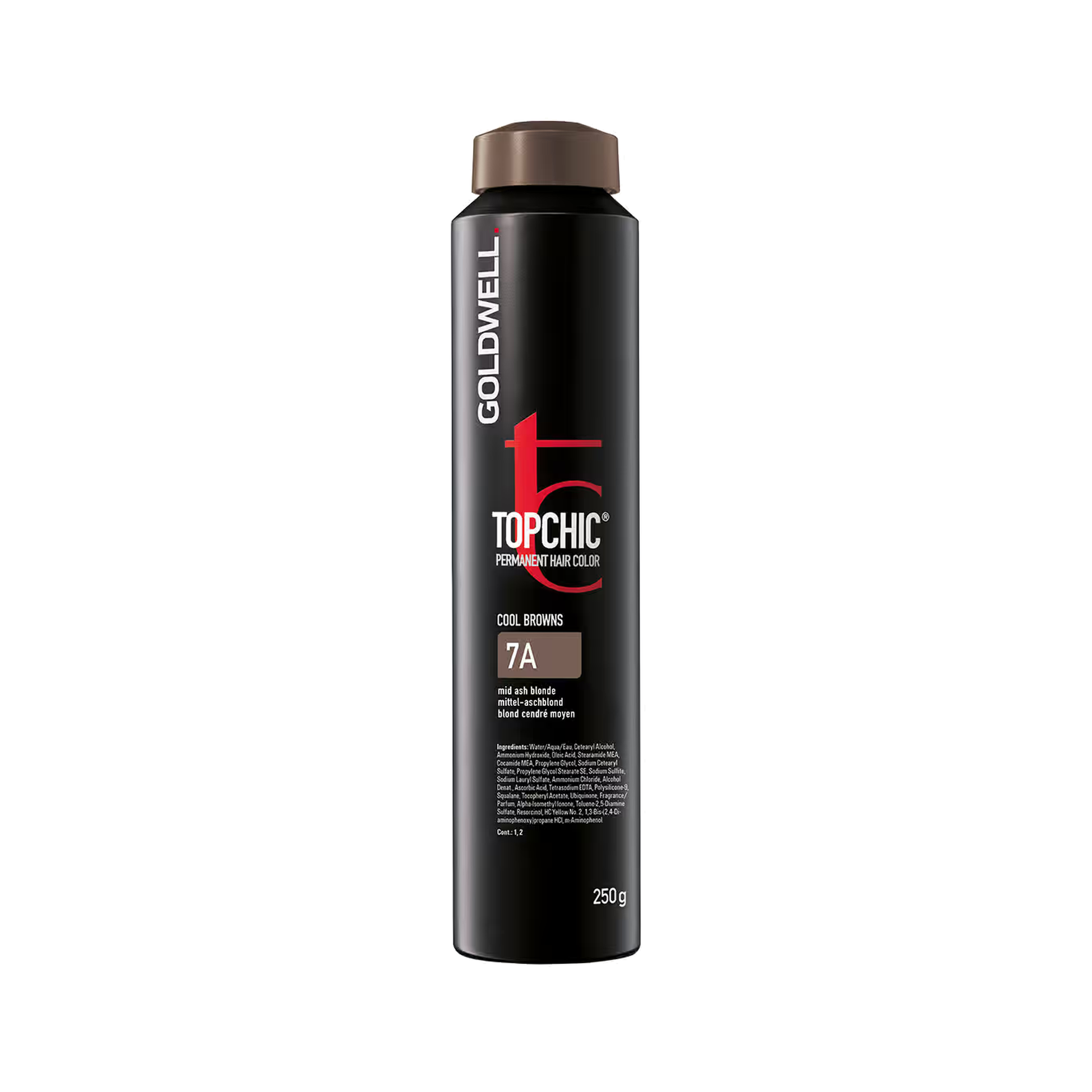 Goldwell Topchic Cool Browns Mittel-Aschblond 7A, 250 ml - Goldwell Profi-Produkt