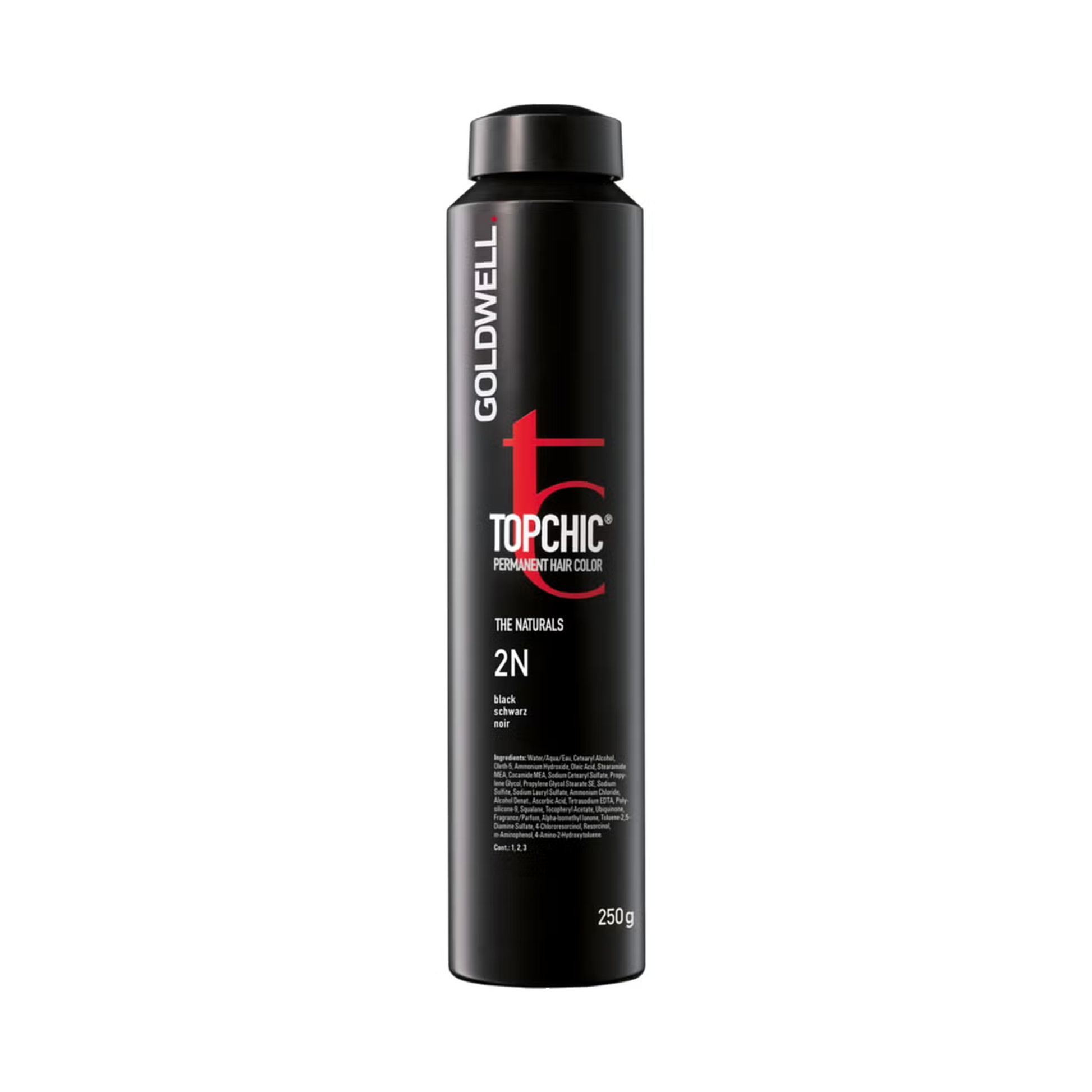 Goldwell Topchic Naturals Schwarz 2N, 250 ml - Goldwell Profi-Produkt