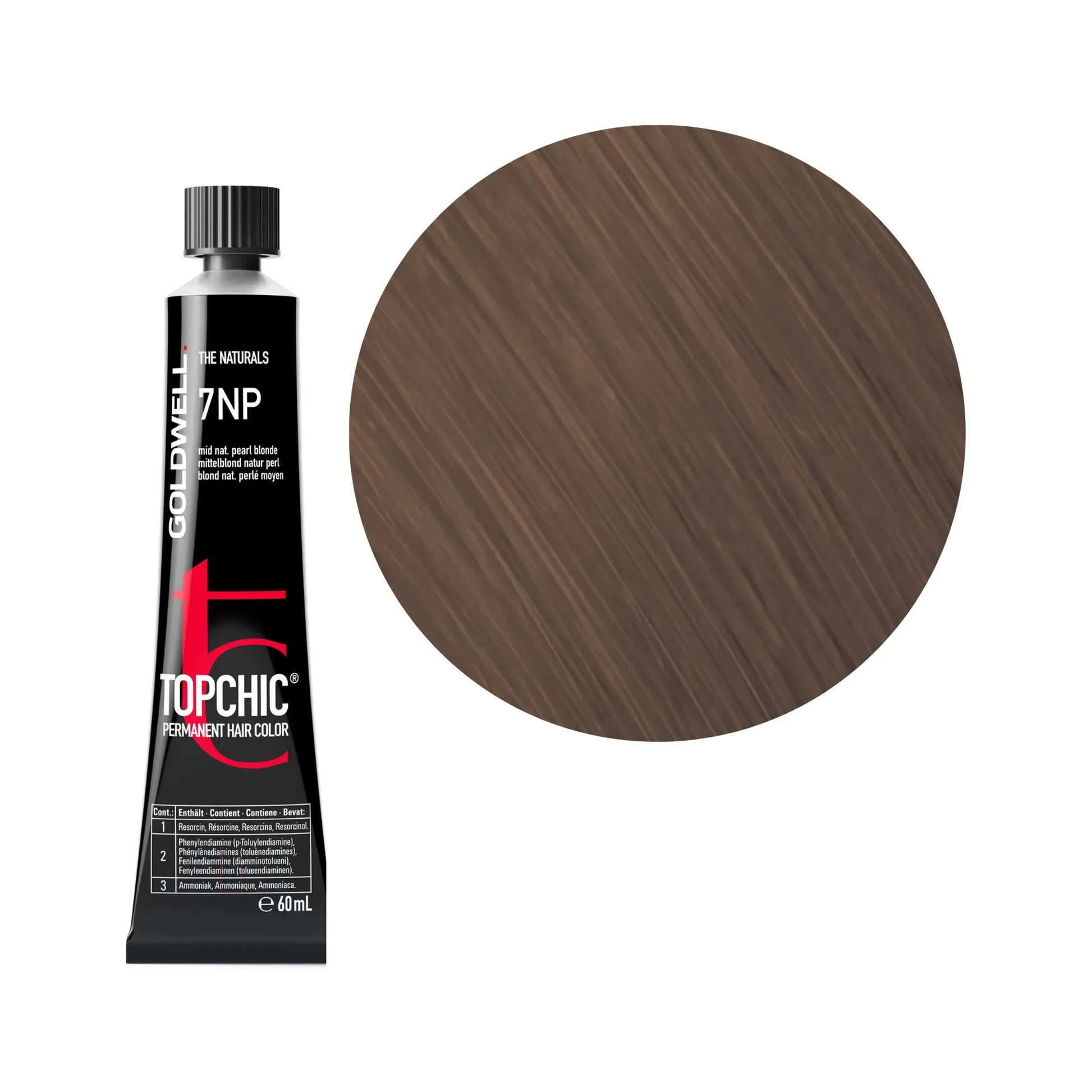 Goldwell Topchic Naturals Mittel Natur Perlblond 7NP, 60 ml - Goldwell Profi-Produkt