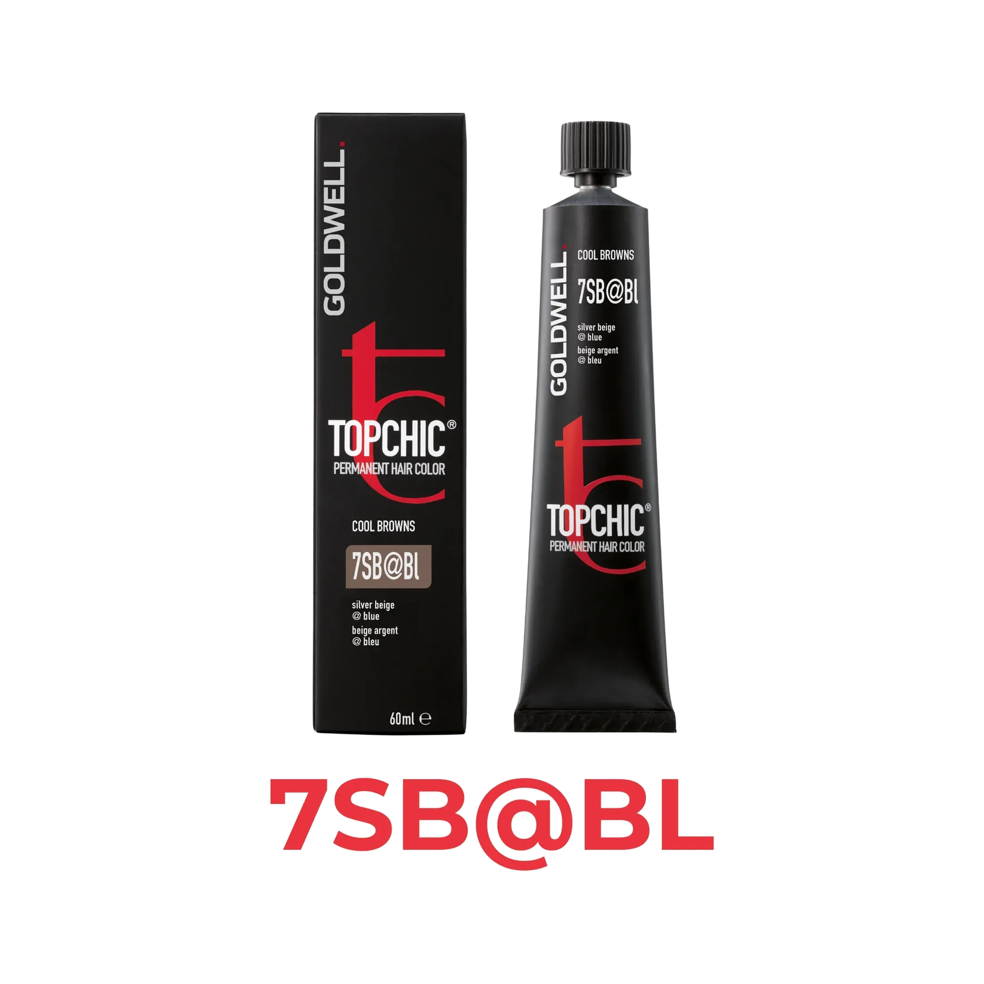 Goldwell Topchic Silber Beige Elumenated Blau 7SB@BL, 60 ml - Goldwell Profi-Produkt