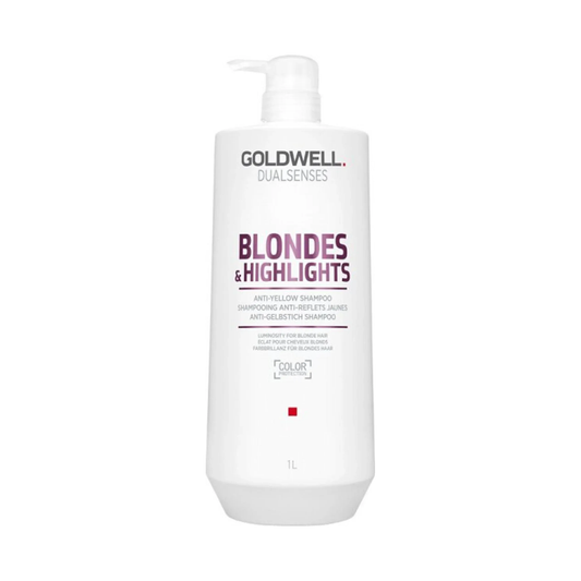 Goldwell Dualsenses Blondes & Highlights Anti-Gelbstich Shampoo, 1000 ml - Goldwell Profi-Produkt