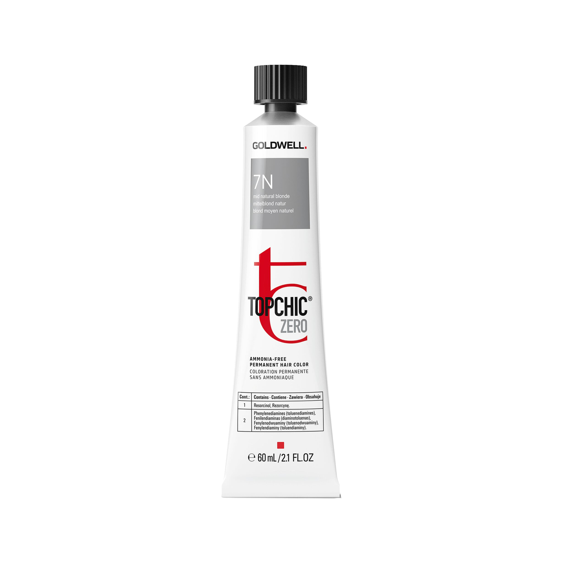 Goldwell Topchic Zero Natural Shades Mittelblond Natur 7N, 60 ml - Goldwell Profi-Produkt