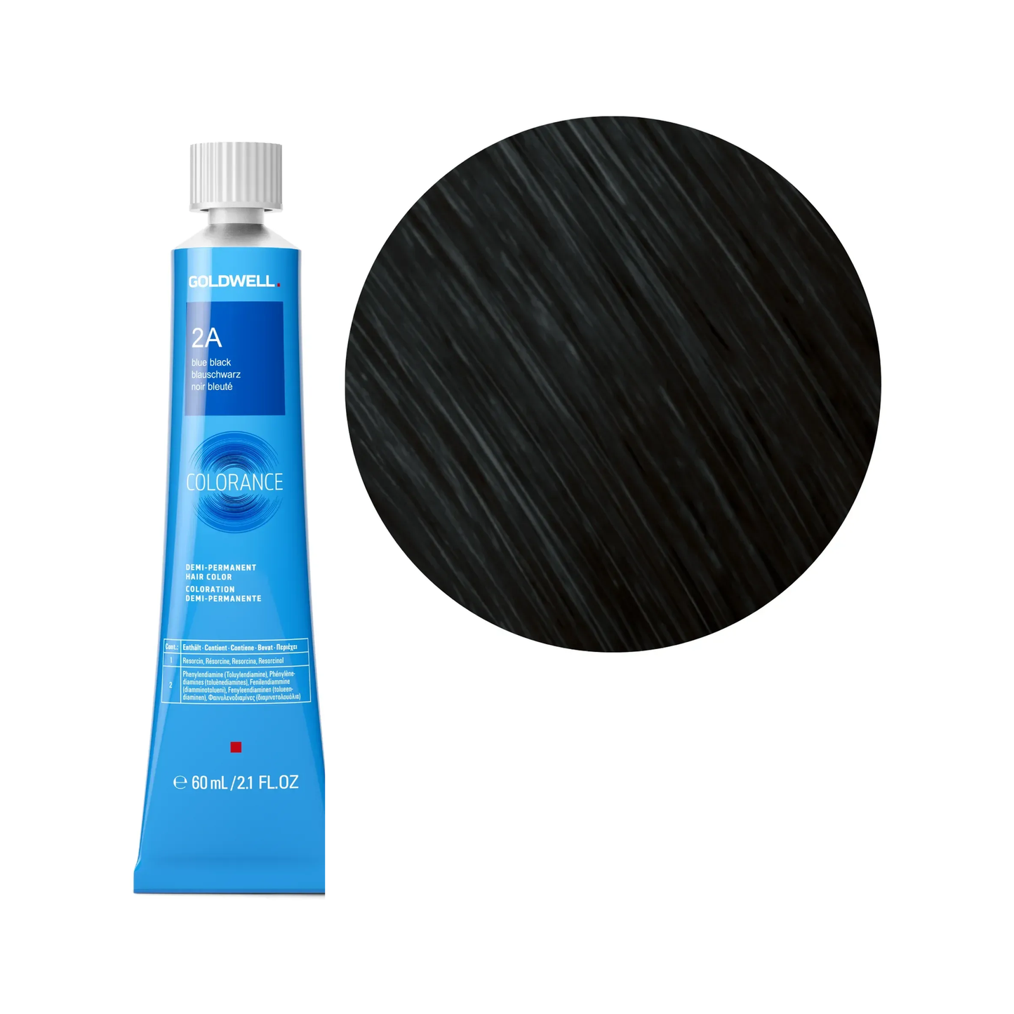 Goldwell Colorance Blau Schwarz 2A, 60 ml - Goldwell Profi-Produkt