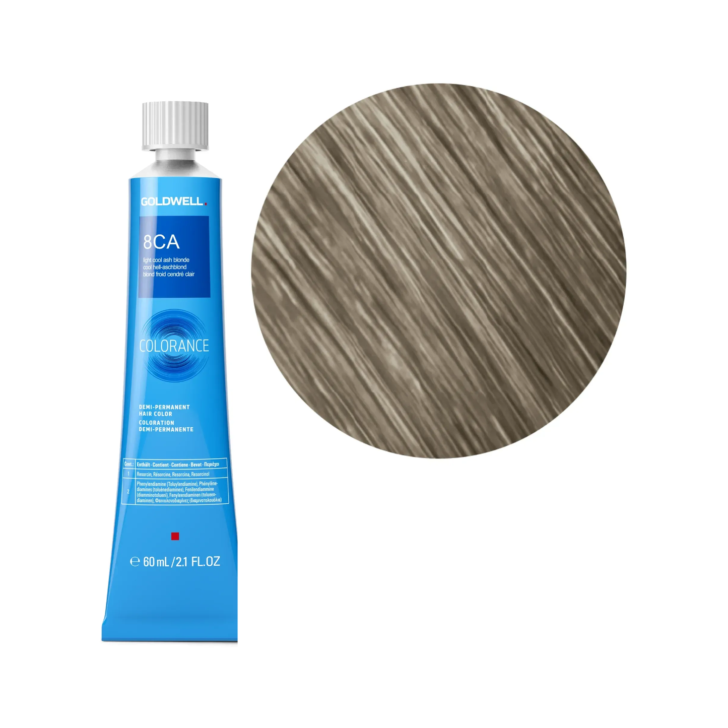 Goldwell Colorance Cool Hell-Aschblond 8CA, 60 ml - Goldwell Profi-Produkt