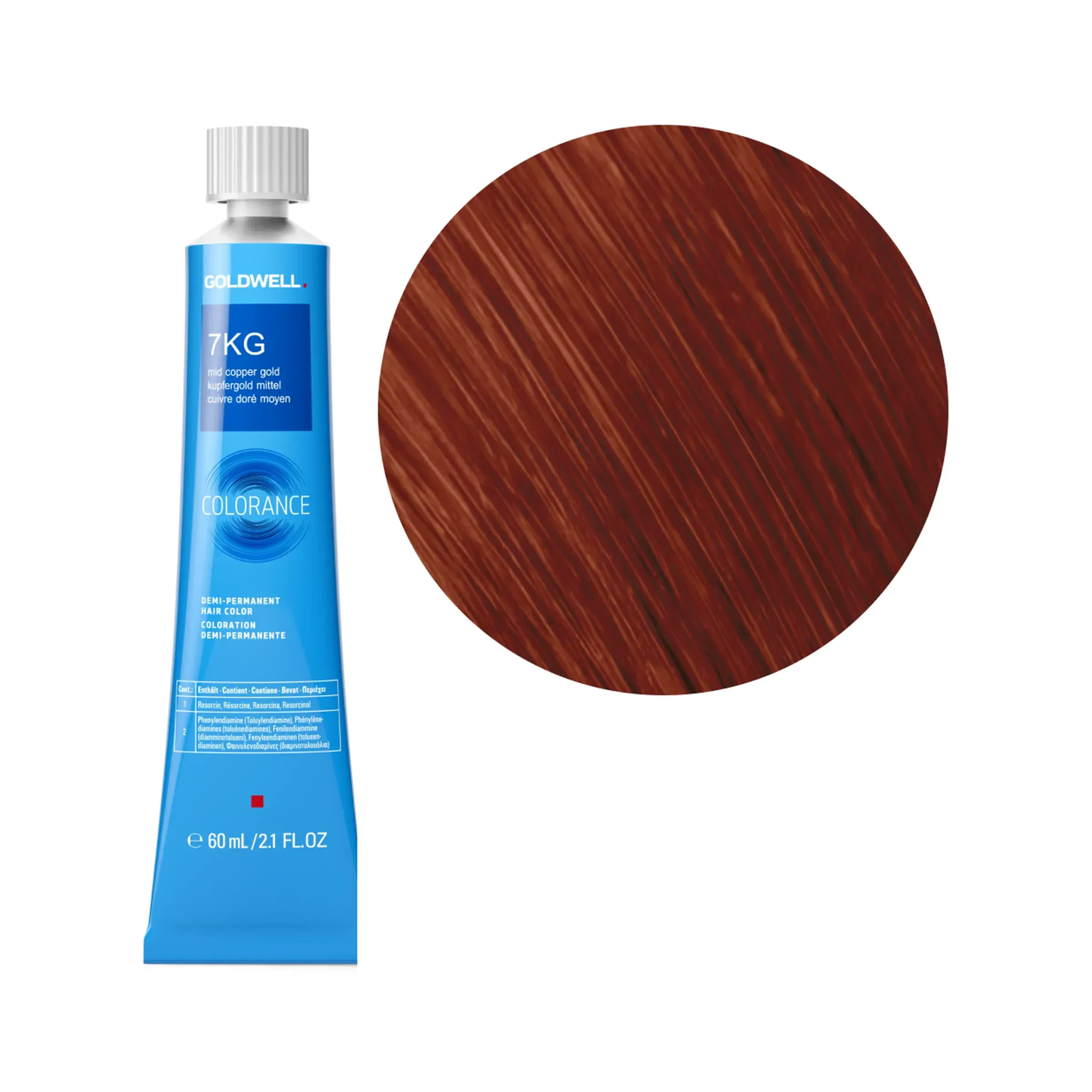 Goldwell Colorance Kupfergold Mittel 7KG, 60 ml - Goldwell Profi-Produkt