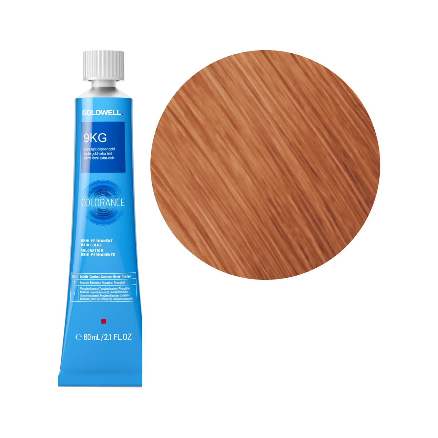 Goldwell Colorance Kupfergold Extra Hell 9KG, 60 ml - Goldwell Profi-Produkt