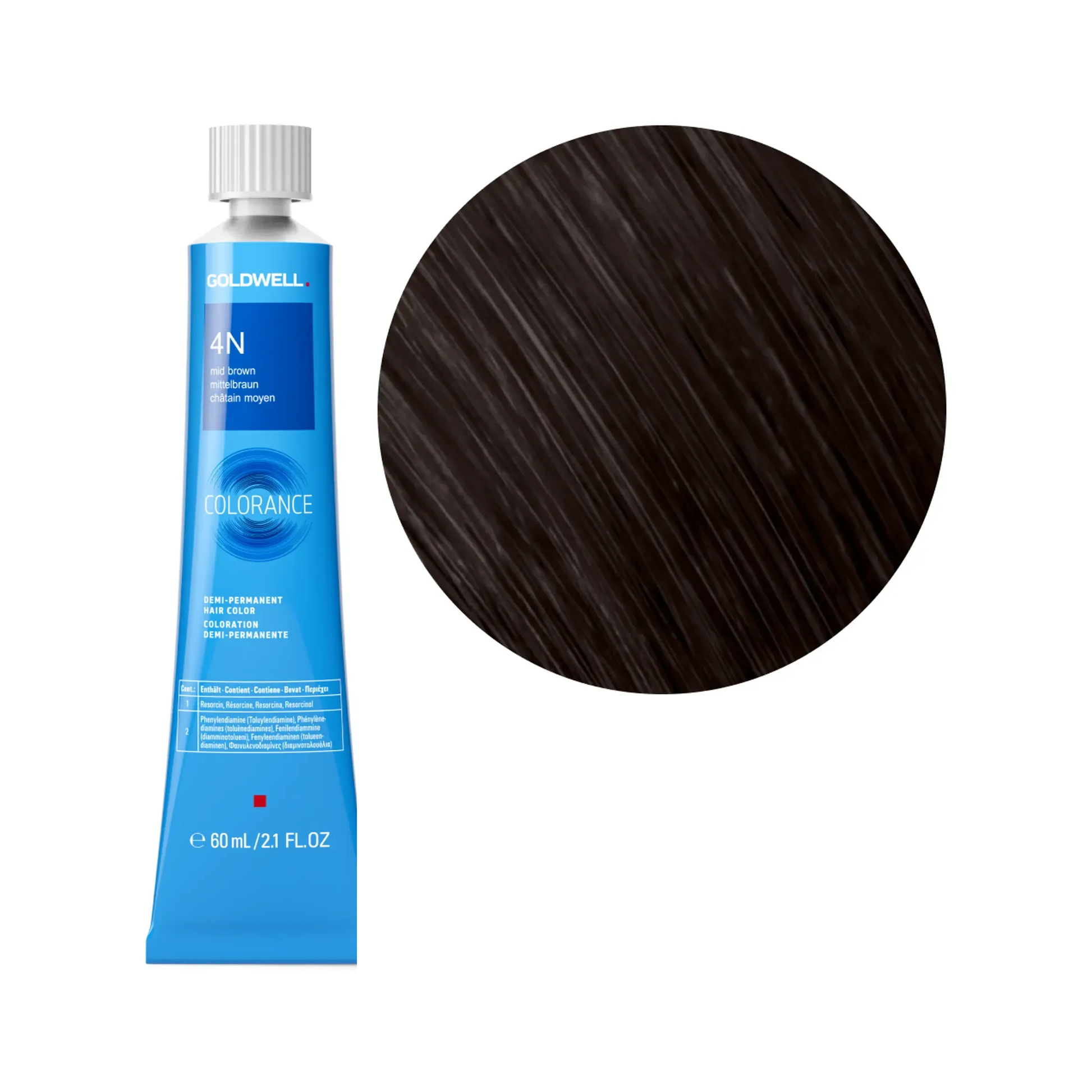 Goldwell Colorance Mittelbraun 4N, 60 ml - Goldwell Profi-Produkt