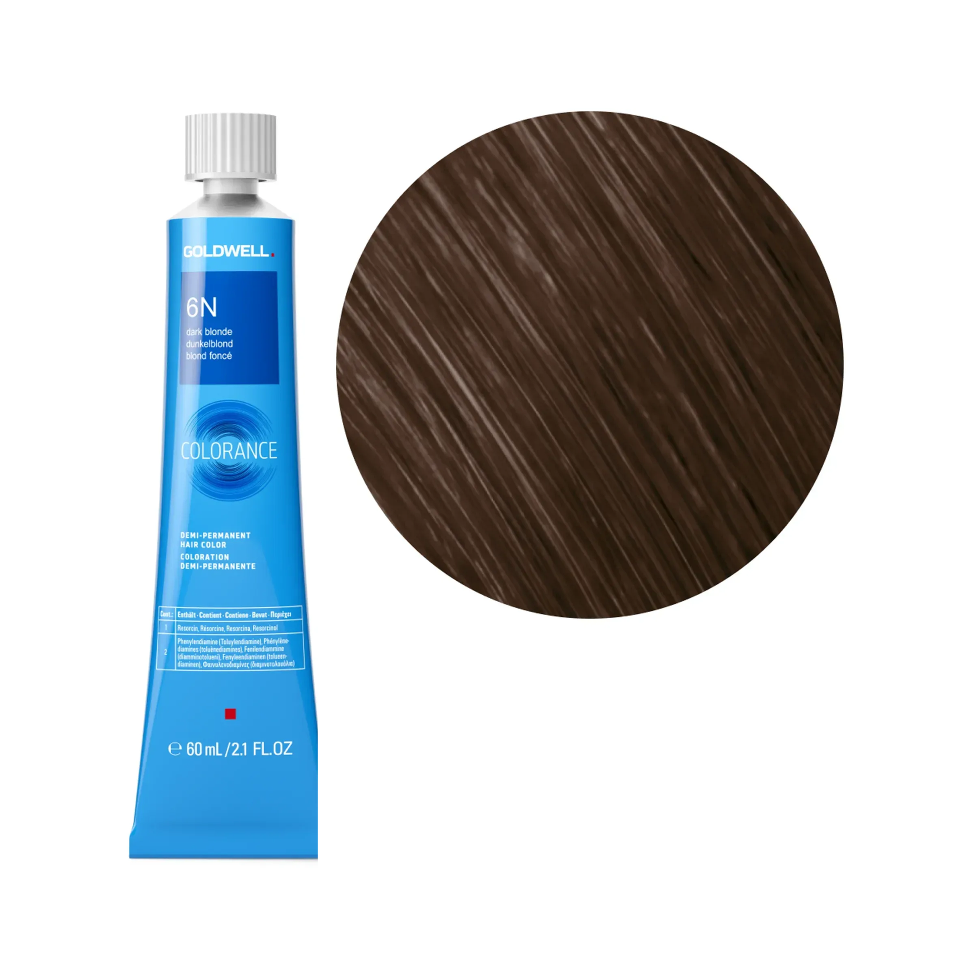 Goldwell Colorance Dunkelblond 6N, 60 ml - Goldwell Profi-Produkt