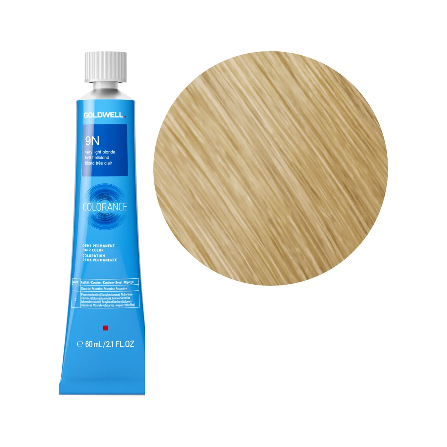 Goldwell Colorance Hell-Hellblond 9N, 60 ml - Goldwell Profi-Produkt