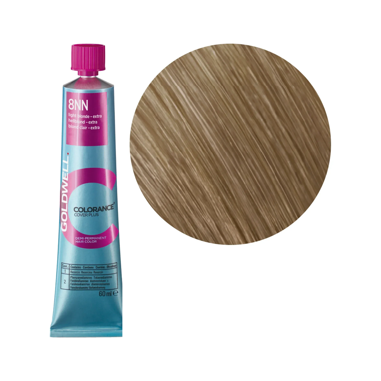 Goldwell Colorance Grauabdeckung Hellblond Extra 8NN, 60 ml - Goldwell Profi-Produkt
