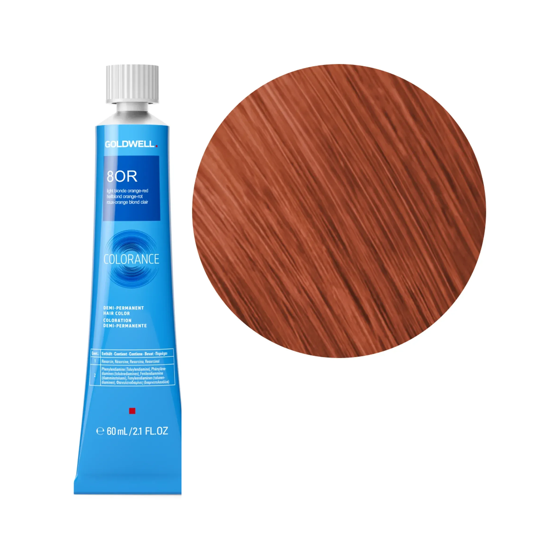 Goldwell Colorance Hellbond Orange-Rot 8OR, 60 ml - Goldwell Profi-Produkt