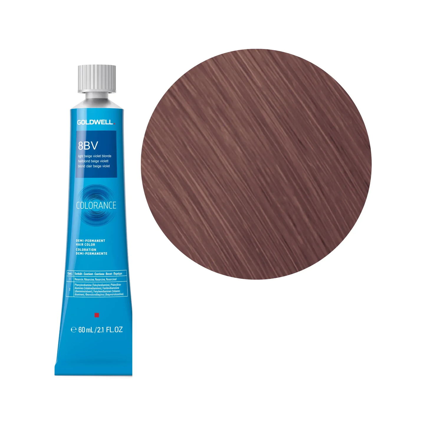 Goldwell Colorance Hellblond Beige Violett 8BV, 60 ml - Goldwell Profi-Produkt
