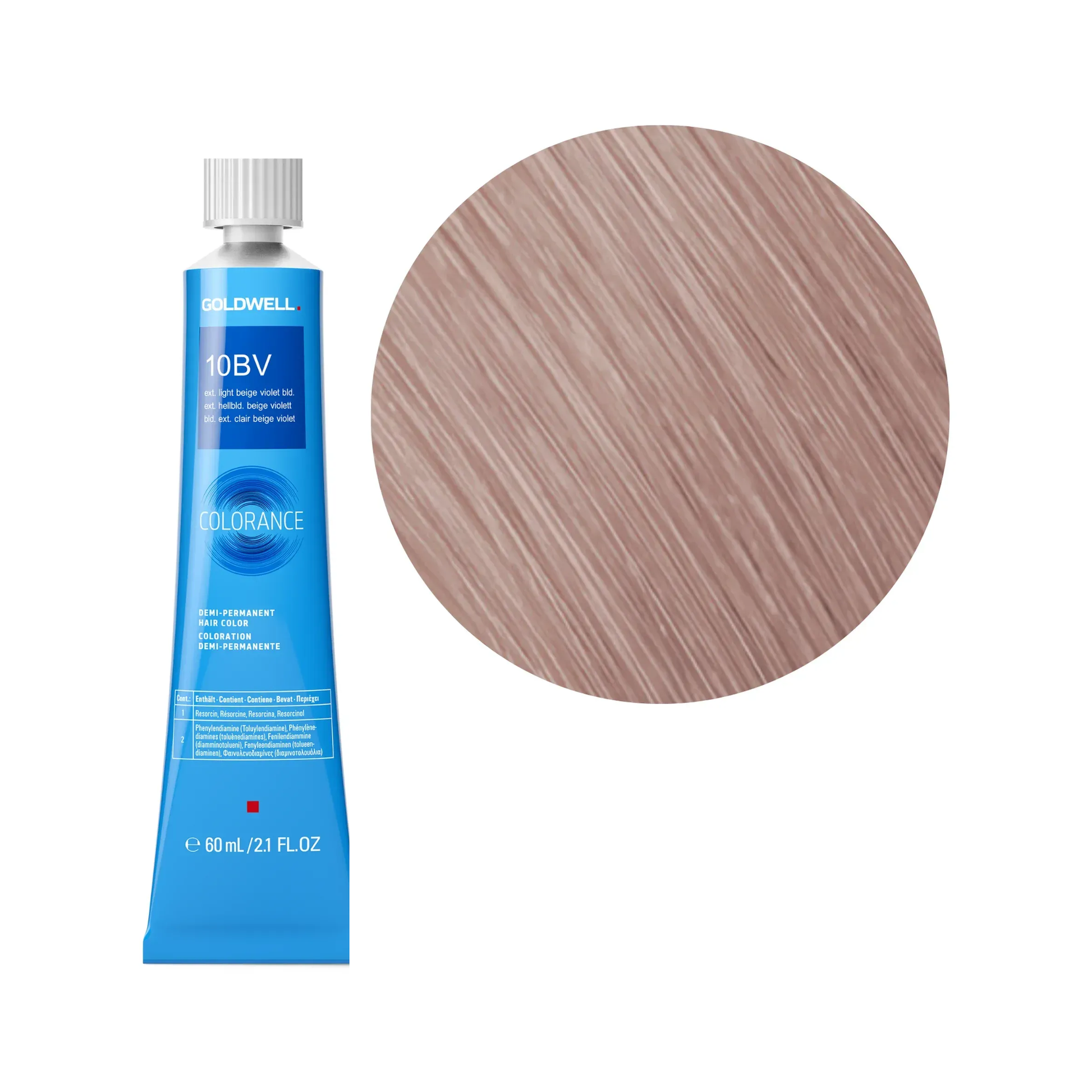 Goldwell Colorance Extra Hellblond Beige Violett 10BV, 60 ml - Goldwell Profi-Produkt