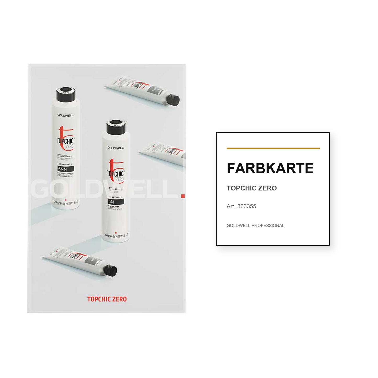 Goldwell Zubehör Beratungshilfen Topchic Zero Farbkarte - Goldwell Profi-Produkt