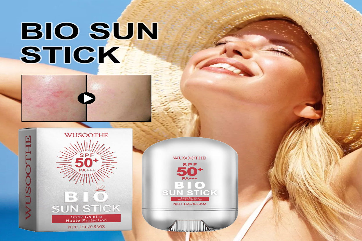 Sonnenschutz Stick SPF 50+ – 15g WUSOOTHE Bio Gesicht & Lippen