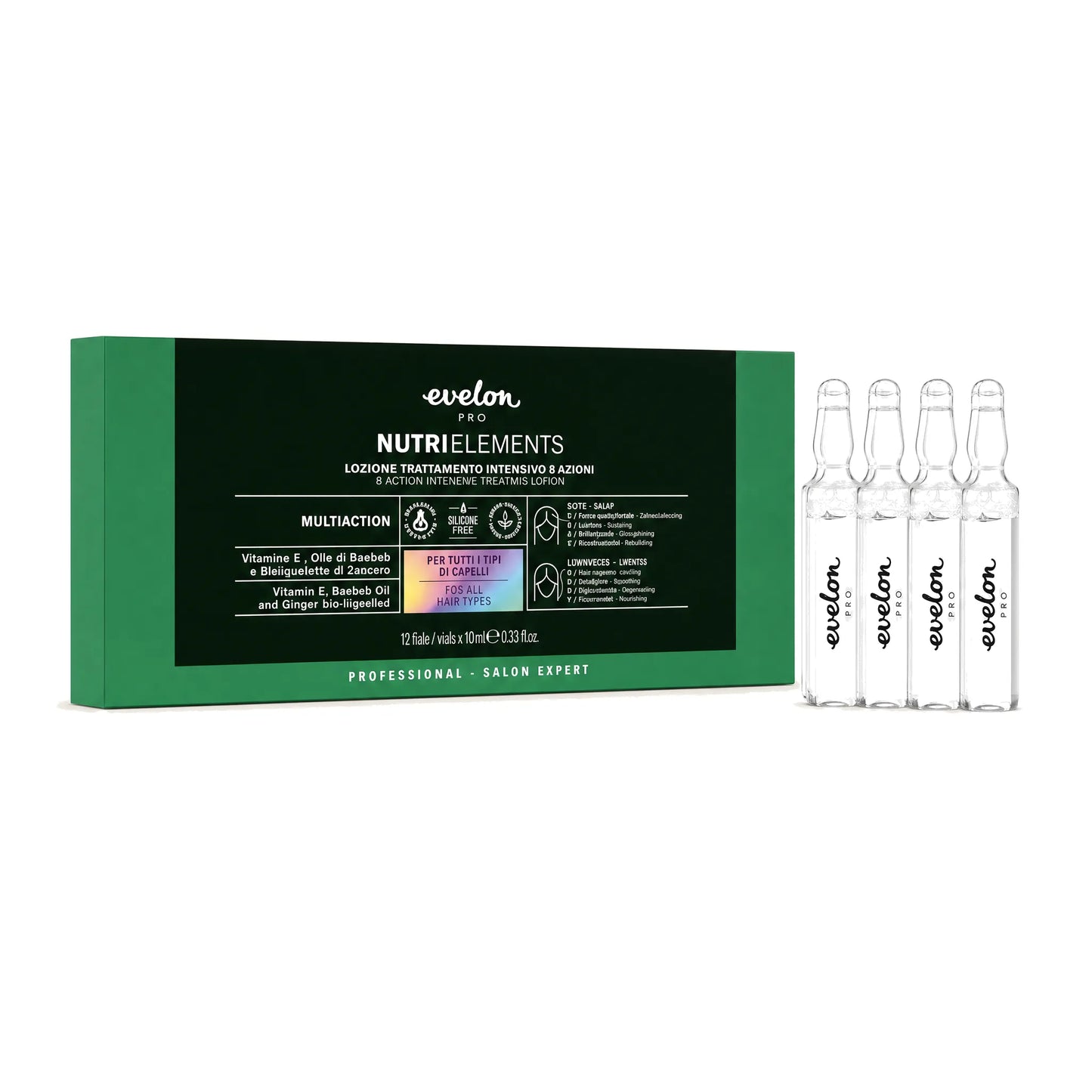 8 in 1 Haar-Ampullen & Kopfhaut-Balance & Kräftigung & Glanz - Haar-Ampullen