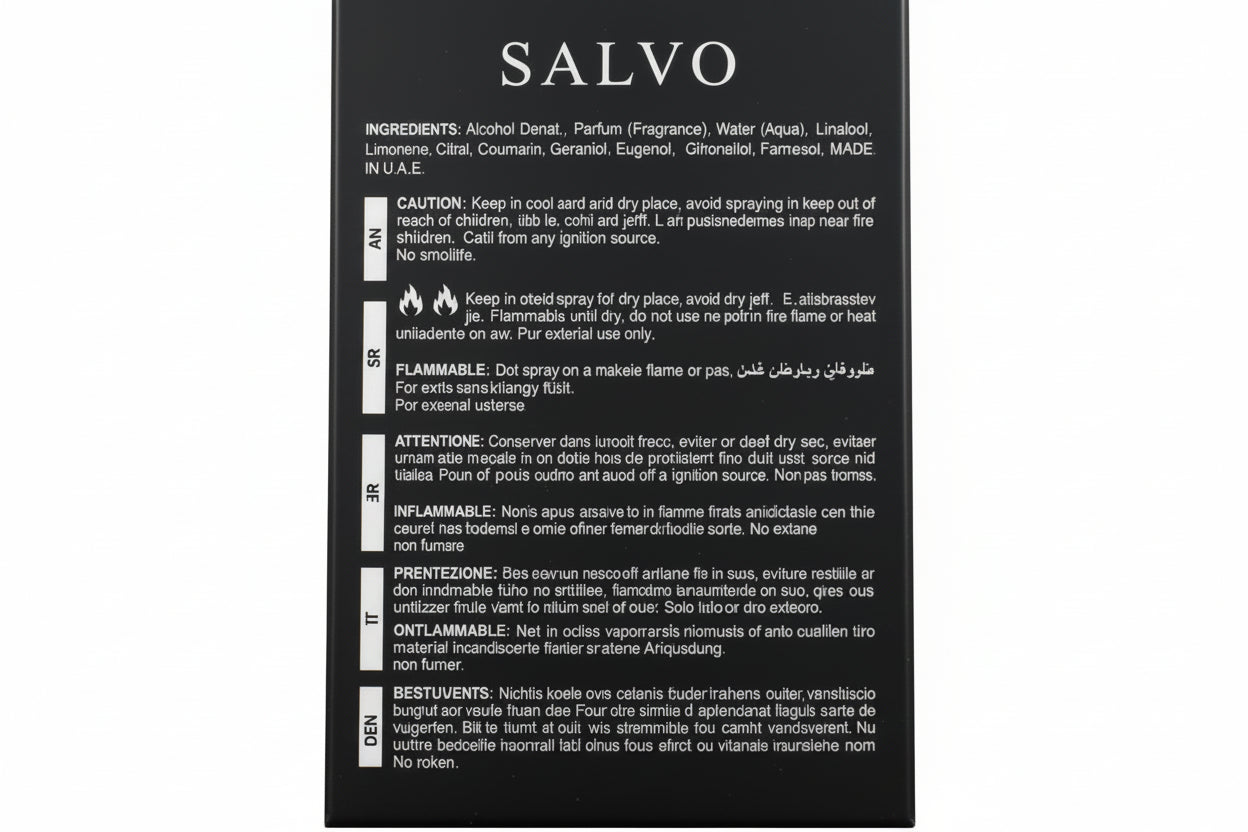 SALVO INTENSE – Eau de Parfum Spray Unisex (100 ml)