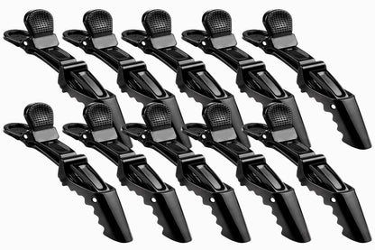 Hair-Clips Schwarz  10cm 10 Stück