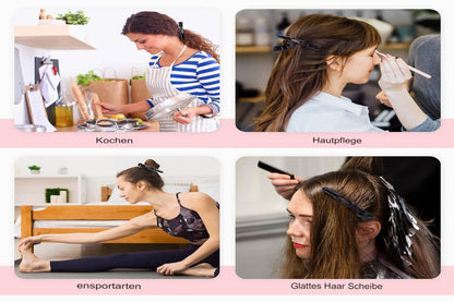Hair-Clips Schwarz  10cm 10 Stück