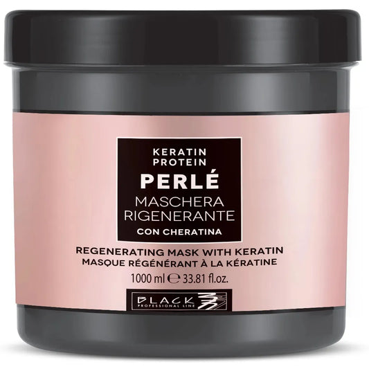 Black Professional Line Regenerierende Keratin-Maske 1000 ml Großgebinde für geschädigtes Haar im