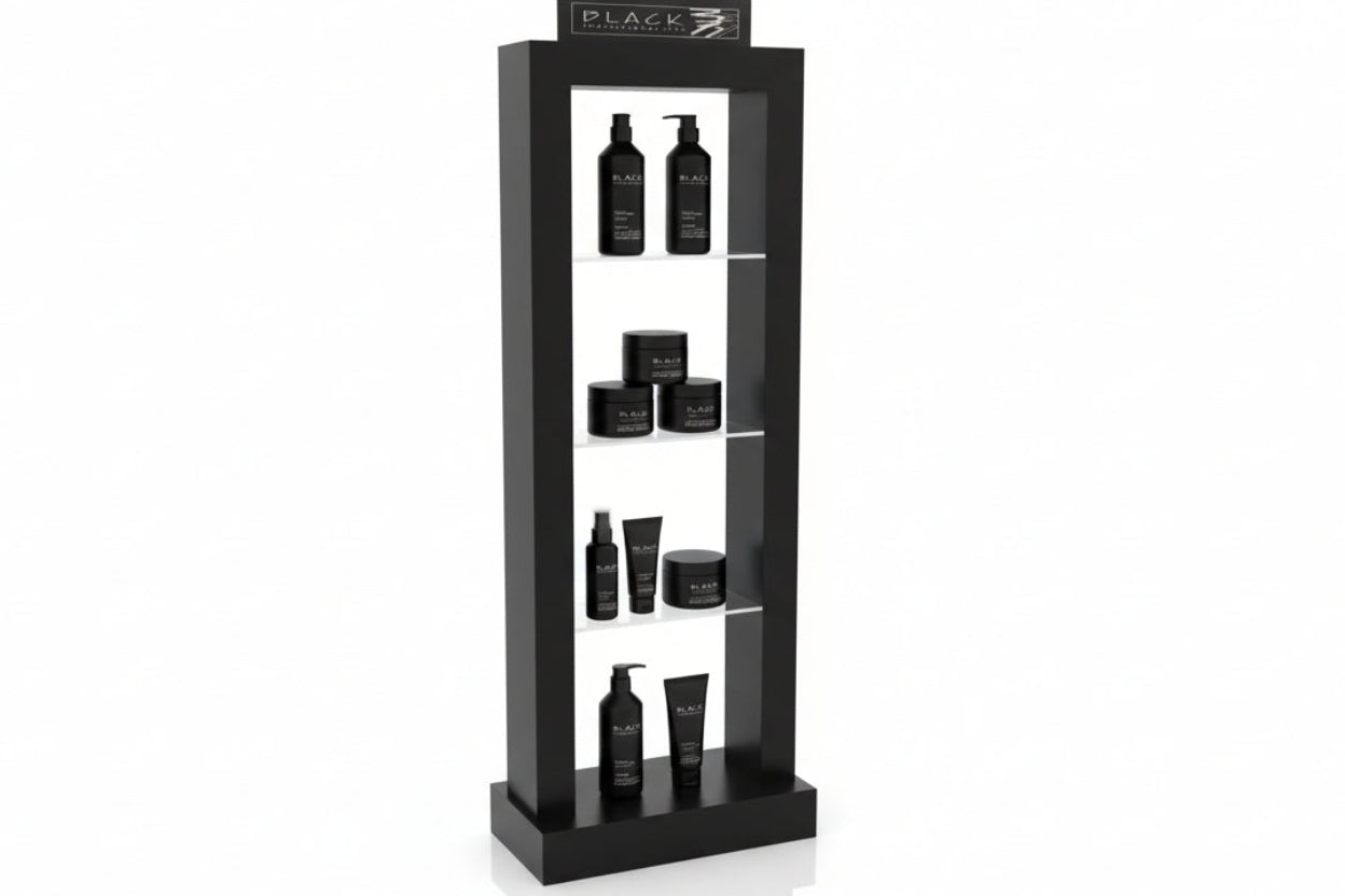 Aufsteller Friseur Salon Black Professional Line