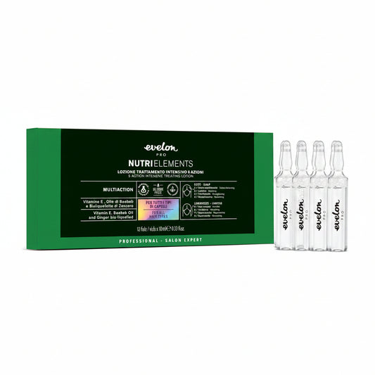 Evelon Pro 8 in 1 Treatment Haar-Ampullen Kopfhaut-Balance Kräftigung Glanz