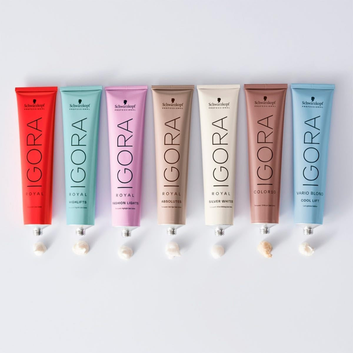 Schwarzkopf Igora Royal 4-332 Medium Brown Matt Extra, Nahaufnahme der 60-ml-Farbcreme-Tube