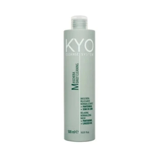 KYO Cleanse System Haarpflege-Maske 500ml mit Panthenol und Leinöl für Spliss-Schutz