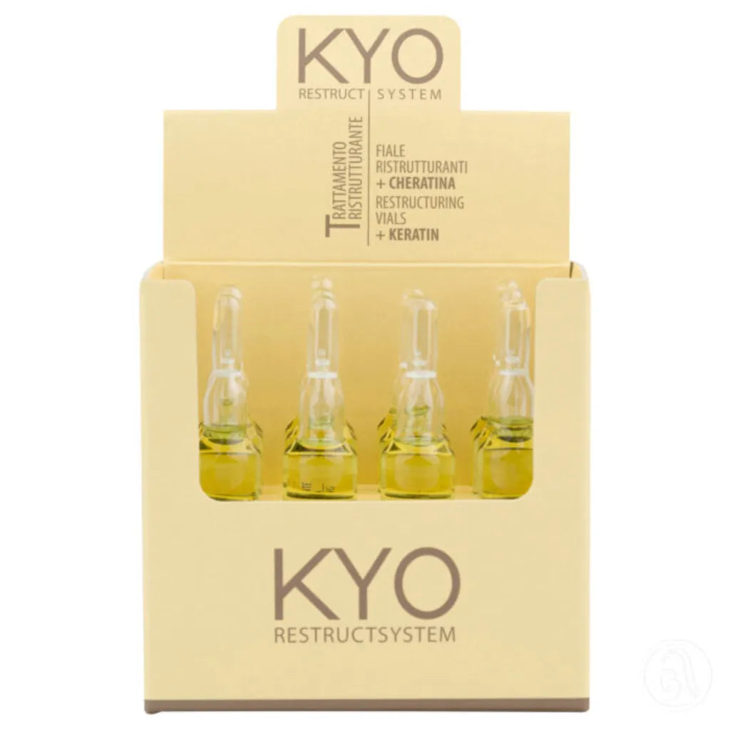 KYO Restruct System Haarkräftigungs-Ampullen 12x10ml für Tiefenreparatur und Haarrekonstruktion