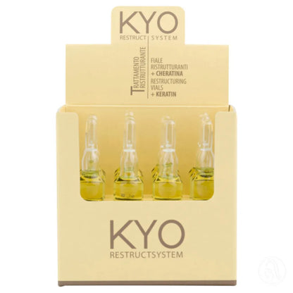 KYO Restruct System Haarkräftigungs-Ampullen 12x10ml für Tiefenreparatur und Haarrekonstruktion