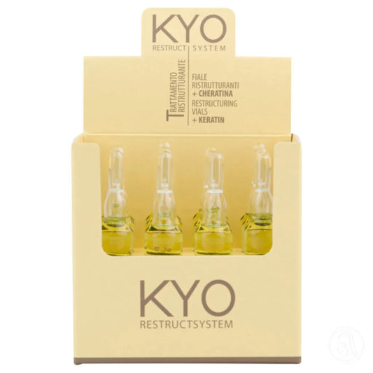 KYO Restruct System Haarkräftigungs-Ampullen 12x10ml für Tiefenreparatur und Haarrekonstruktion