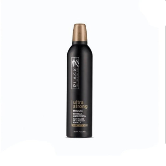 Black Professional Ultra Strong Anti-Humidity Mousse 400ml Styling-Schaum