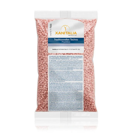 Xanitalia Stripless Hartwachs Pink Titanium für klassische Ganzkörper Haarentfernung im Kosmetikstudio