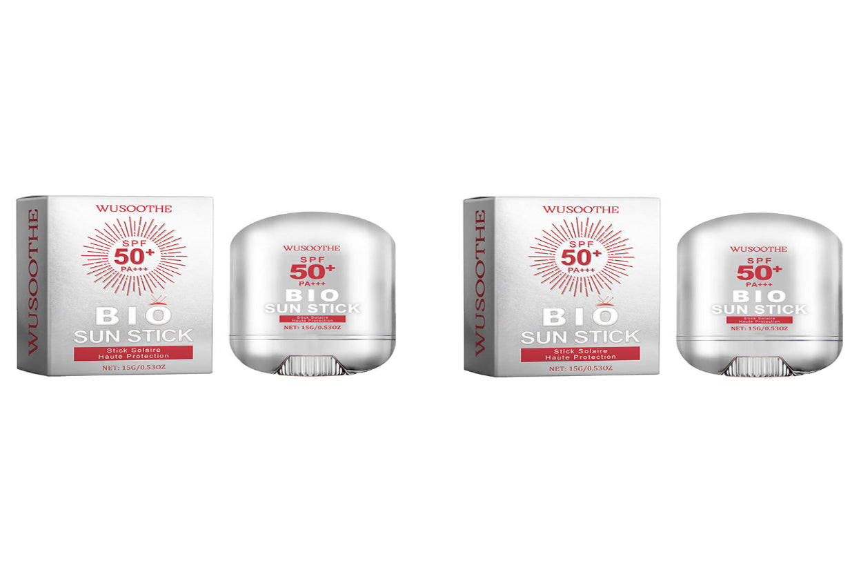Sonnenschutz Stick SPF 50+ – 15g WUSOOTHE Bio Gesicht & Lippen