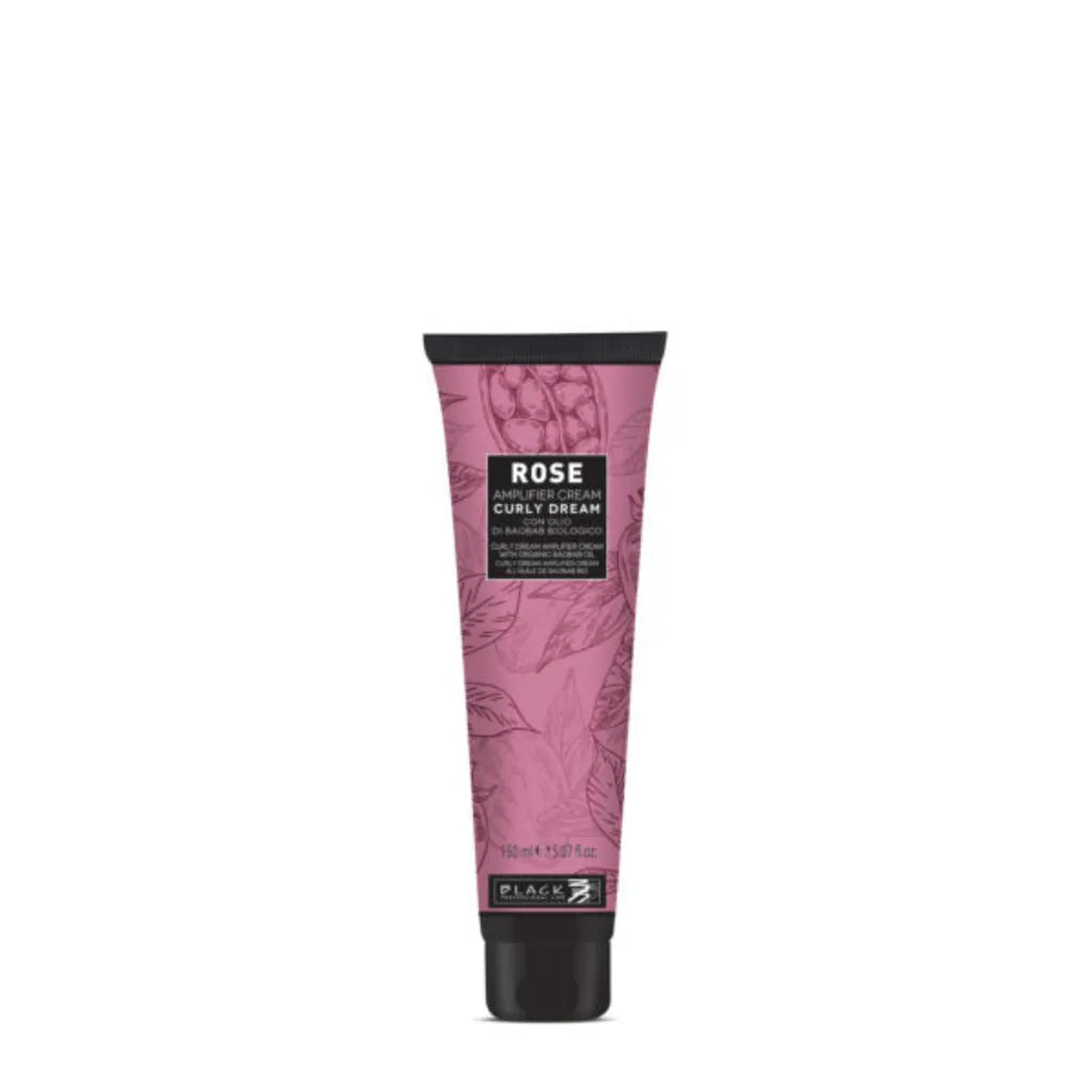 Black Professional Line Curly Dream Lockencreme 150 ml – mit Bio-Baobaböl & Rose - Produktfoto auf weißem Hintergrund