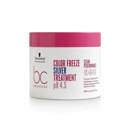 Anti-Gelb Maske & Silbermaske für blondes & graues Haar - Produktfoto auf weißem Hintergrund