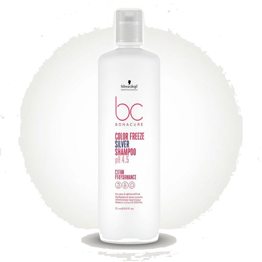 Anti-Yellow Shampoo & Gelb-Neutralisation für blondes & graues Haar - Produktfoto auf weißem Hintergrund