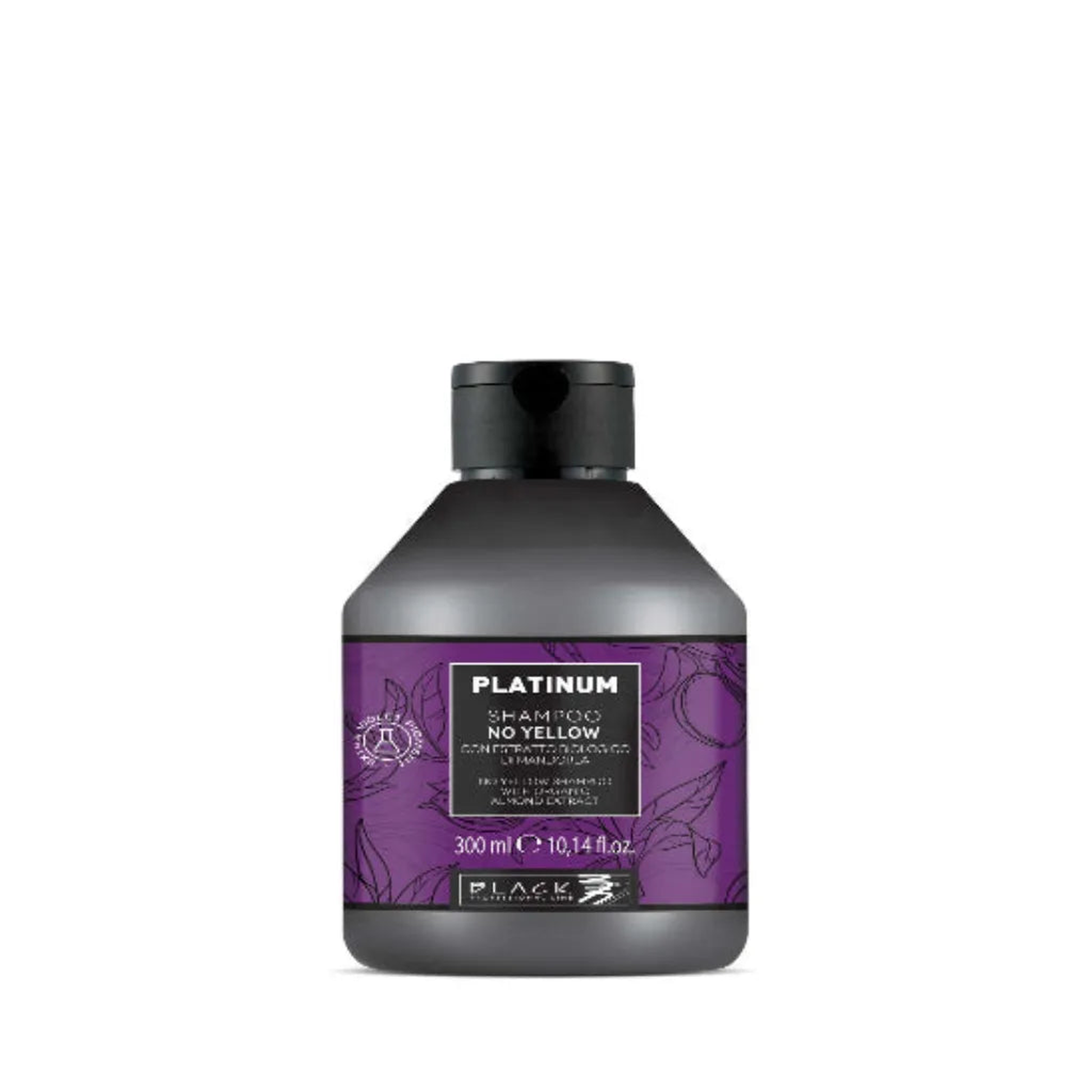 Silbershampoo & Anti-Gelb Shampoo (sulfatfrei) für blondiertes Haar - Variantenfoto auf weissem Hintergrund