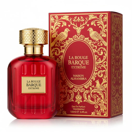 BAROQUE LA ROUGE Extrait EDP 100 ml – Intensiver Luxusduft - Produktfoto auf weißem Hintergrund