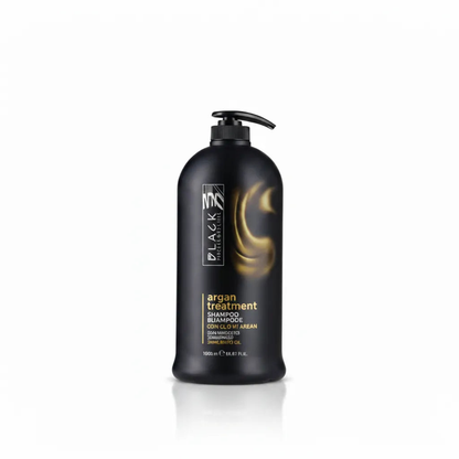 Black Professional Arganöl Shampoo 1000/250ml Pflege - Variantenfoto auf weissem Hintergrund