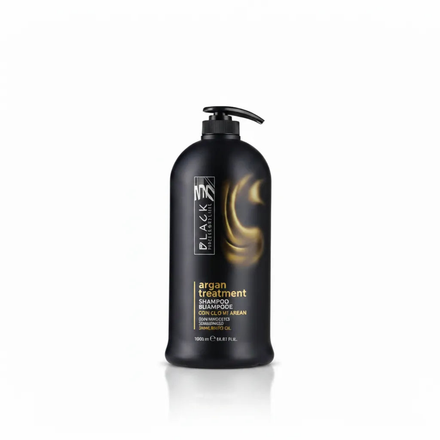 Black Professional Arganöl Shampoo 1000/250ml Pflege - Variantenfoto auf weissem Hintergrund