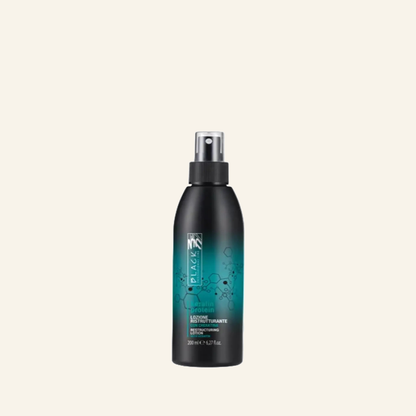 Black Professional Keratin-Protein-Lotion 200ml Pflege - Produktfoto auf beigem Hintergrund