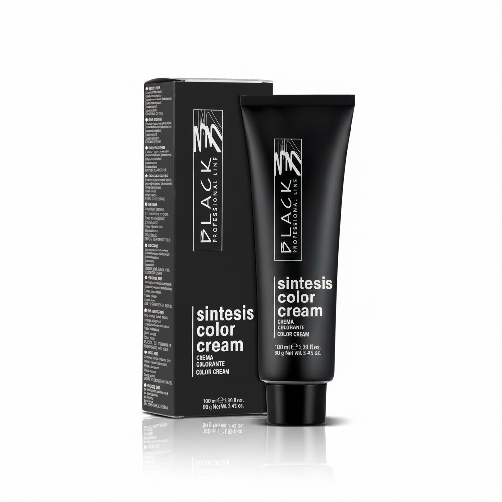 Black Professional Sintesis Color Cream Permanent 100ml