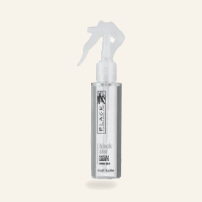 Black Star - Shine Finish Glanzspray 125ml - Produktfoto auf beigem Hintergrund