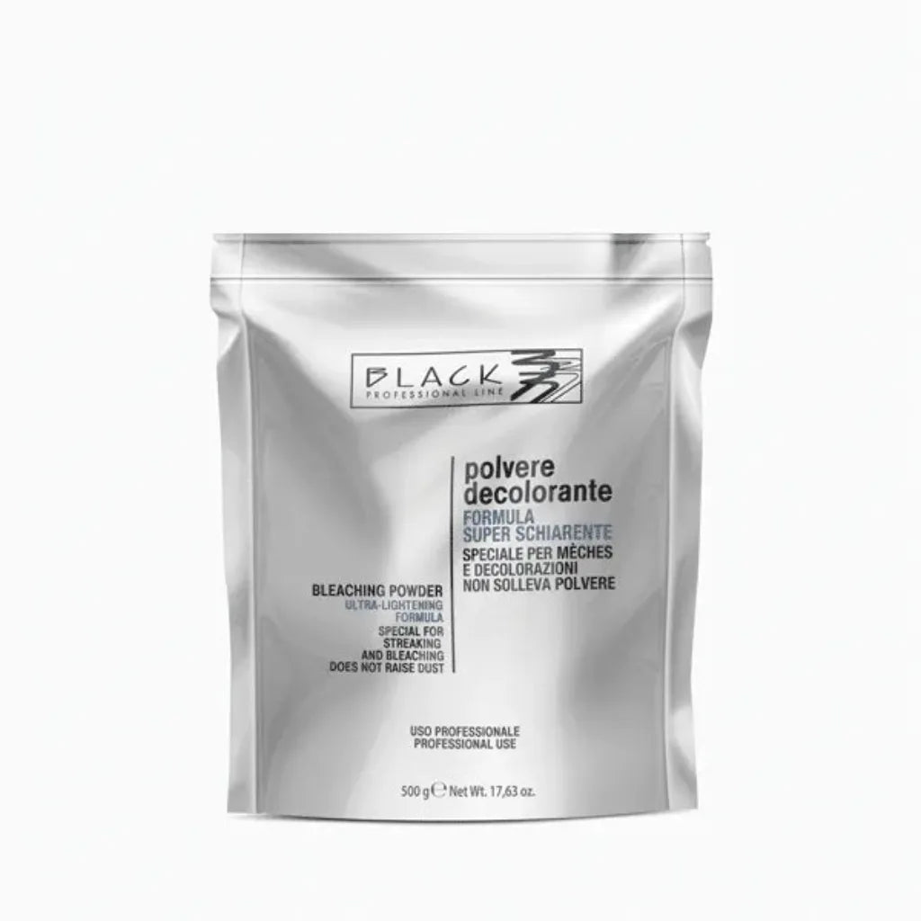 Black Professional Blondierungspulver Anti-Gelbstich Aufhellung 500g