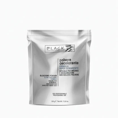 Black Professional Blondierungspulver Anti-Gelbstich Aufhellung 500g