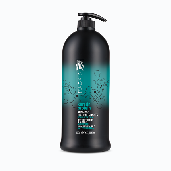 Restrukturierendes Shampoo für trockenes und strapaziertes Haar – Keratin-Protein