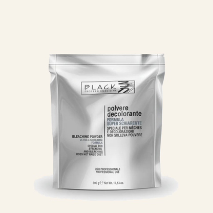 Bleichpulver & Super-Aufhellung Staubfrei Highlights 500g - Produktfoto auf beigem Hintergrund